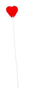 Lizak serce na długim patyku