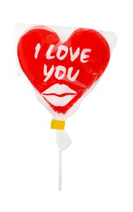 Lizak serce Kocham Cię