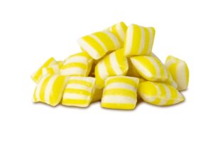 Karmelki nadziewane o smaku cytrynowym
