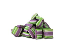 Karmelki nadziewane o smaku owoce-lasu