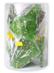 Słodycze w kształcie choinek